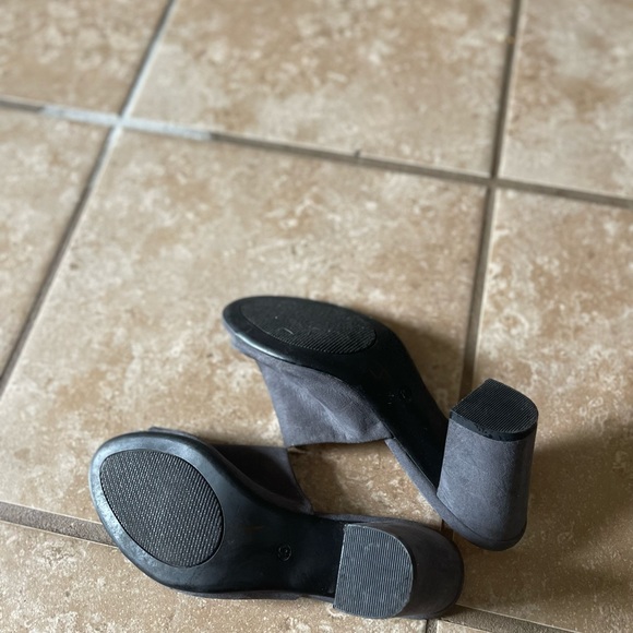 Blue/grey heel/mule - Picture 4 of 4